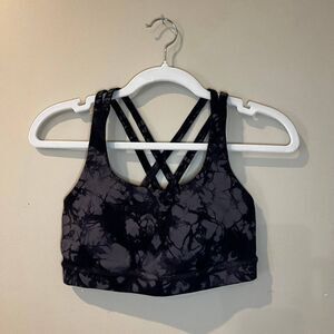 Lululemon Energy Bra Shibori Shibori Magnum Black Size 4